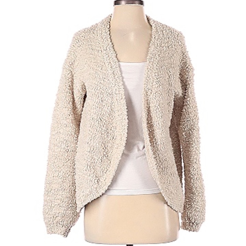 Rachel Zoe Popcorn Balloon Oversized Fall Cardigan